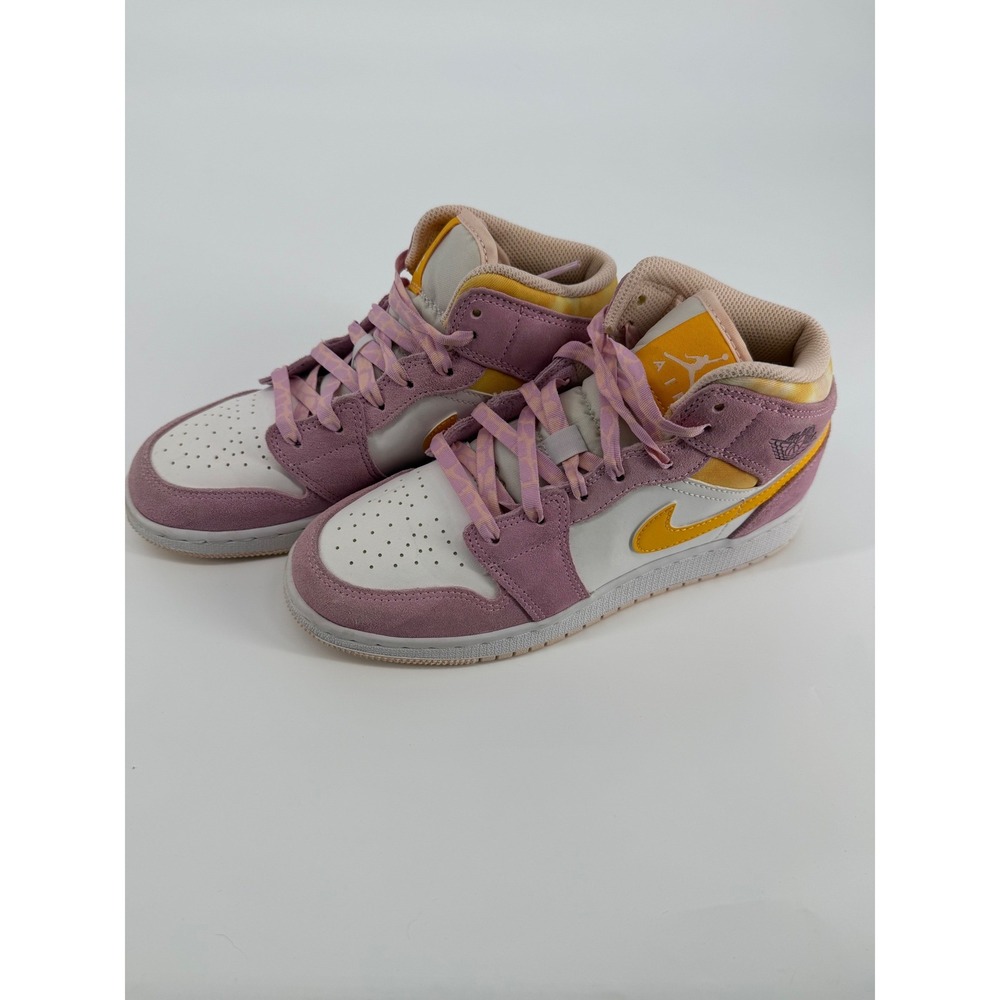 Air Jordan 1 Mid SE GS Arctic Punch Purple Pulse DC9517-600 Mens 5Y Womens 6.5 - Picture 3 of 5